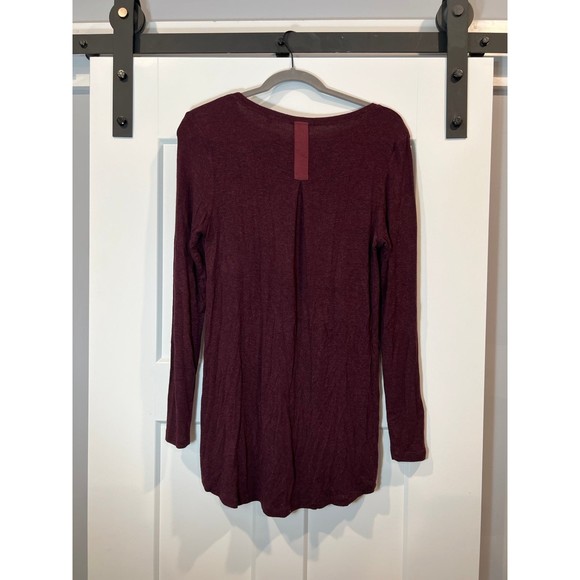 CAbi Style 3062 | Pamper Me Tee Long Sleeve Wine Burgundy | Size Medium | NWOT - Picture 3 of 4